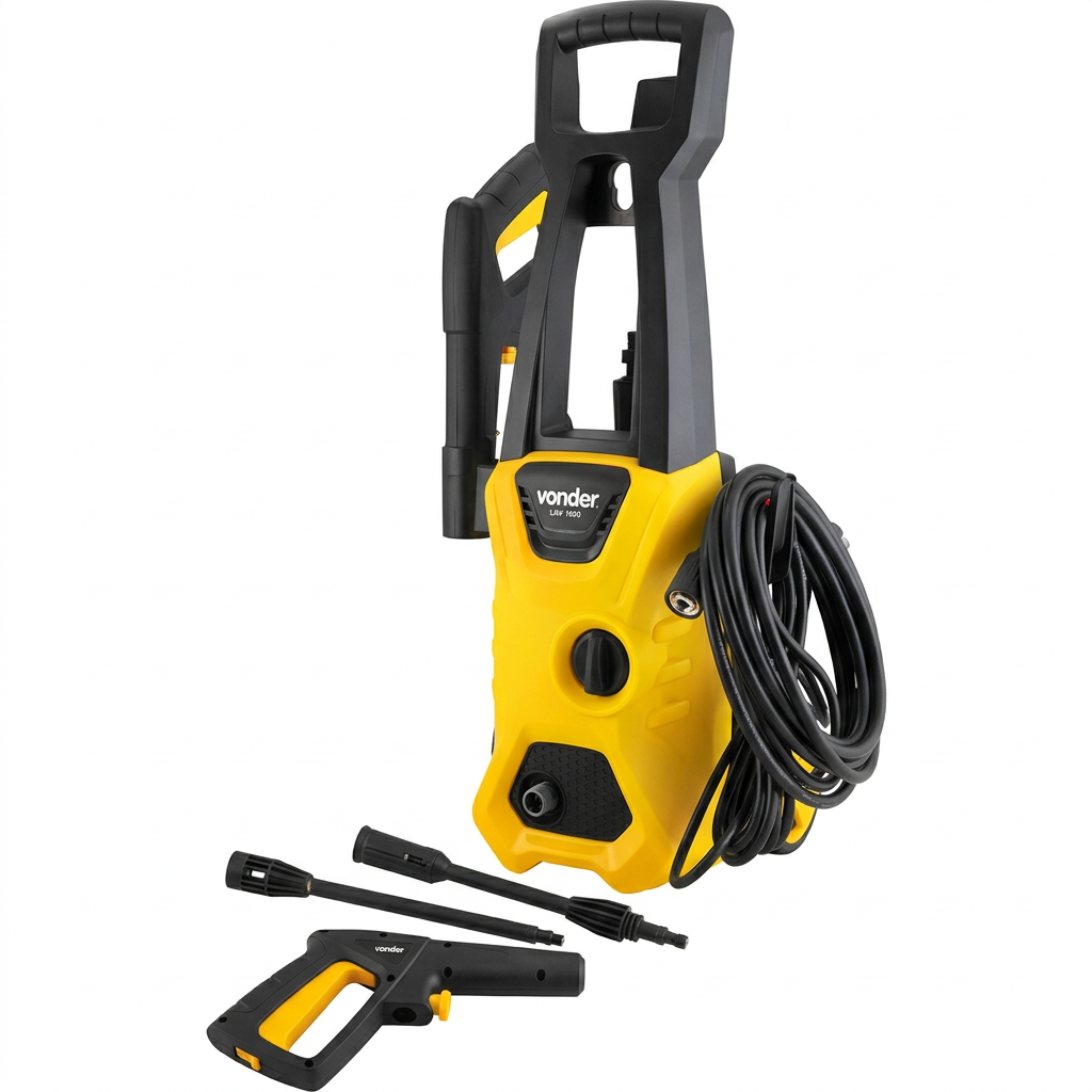 Detalhe da lavadora de alta pressao Vonder